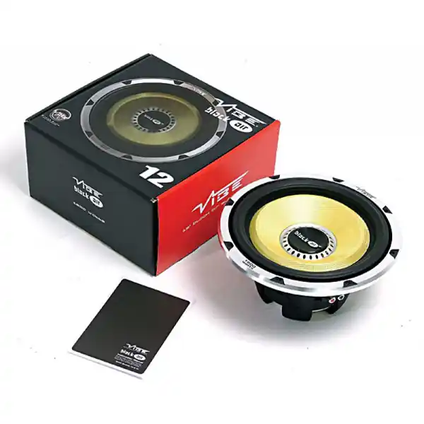 Stoc aproape epuizat | Boxa subwoofer Vibe Black Air 12-V4, 30 cm, 550W RMS