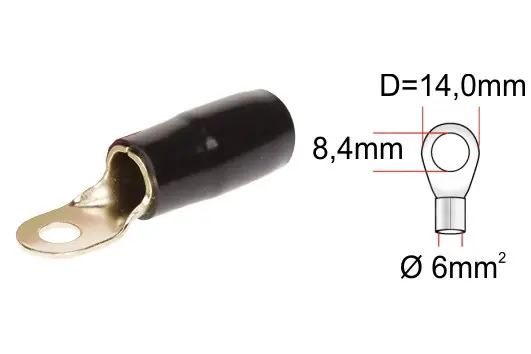 Top vânzări | Papuc pentru cablu ACV 30.4700-47 (1 buc) negru