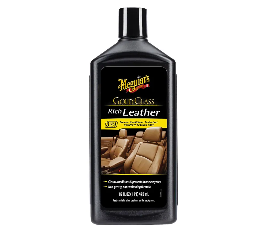 Meguiar‘s Gold Class Rich Leather Cleaner and Conditioner (473 ml) | Selecție premium