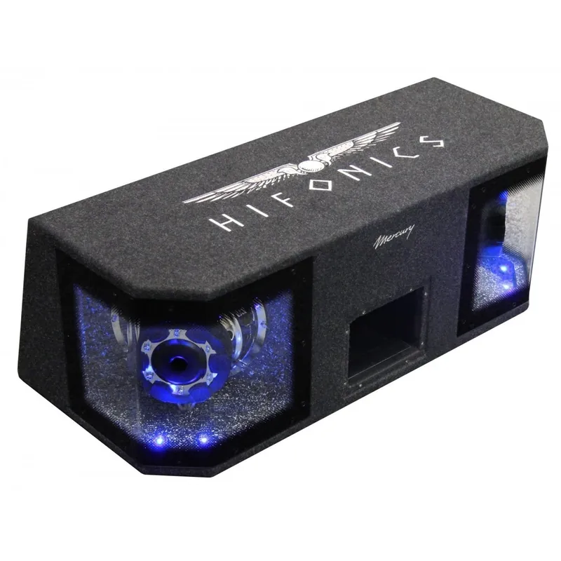 Subwoofer dublu în cutie Hifonics MR8DUAL | Reducere extra