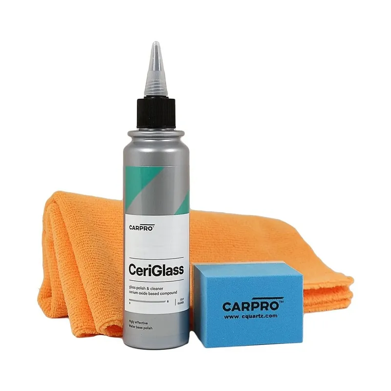 Recomandare - Set pentru lustruirea sticlei CarPro CeriGlass Polish Kit (150 ml)