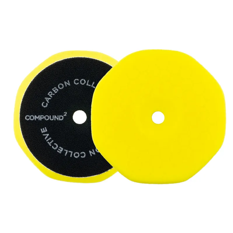 Carbon Collective HEX Foam Polishing Pad (Compound 2 - Yellow) - 5″ (125 mm) - Alegerea clienților