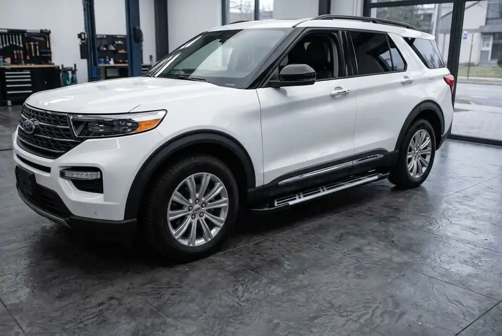 Acum disponibil - Ford Explorer 2019- Praguri Laterale Sunrise (2 buc, Aluminiu)