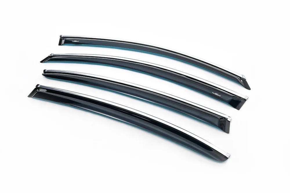 Calitate de top | Mercedes GLE coupe C292 2015-2019 Deflectoare geamuri cu ornament cromat (4 buc, HIC)